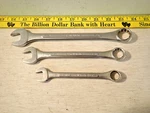 Vng S-k Wayne 12 Point 3/4";5/8";1/2'COMBINATION Wrenches C-24;C-20;C-16 Usa. Fixed Price $27.95.