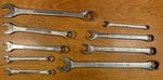Williams Superrench 4-PC & Cresent 5-PC Combination Wrench Sets, Sae, 12-PT, Usa. Fixed Price $24.00.