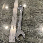 Snap-on SVSM19A 19MM Flank Drive Plus Four Way Angle Head Open End Wrench. Fixed Price $89.95.