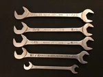 Mac Tools 5 Piece 4 Way Angle Head Wrench Set 3/8 - 11/16 AD3 DA22. Fixed Price $64.95.