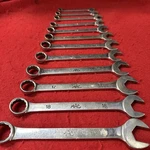 Mac Tools 12 Pc Point Metric Combination Wrench Set 8MM-19MM M8CW-M19CW. Fixed Price $159.99.