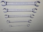 Snap-on RXFS605B Pc 6-POINT Sae Flare Nut Wrench (1/4"-13/16"). Fixed Price $175.00.