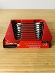 Snap-on Tools Usa New 9PC Sae 10 Offset 12PT Short Chrome Box Wrench XS609A. Fixed Price $304.49.