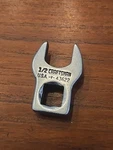 Craftsman Tools Usa 43622 -v- Series 1/2" Sae Open-end Crowfoot Wrench 3/8" Dr.. Fixed Price $5.99.