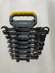 New Titan 7 Pc. 12 Point Flex Head Ratcheting Combination Sae Wrench Set. Fixed Price $40.00.