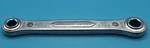 Indestro Select 7/16" & 3/8" Ratcheting Box End Wrench 6-POINT No. 0702 Made Usa. Fixed Price $9.49.