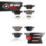 Front Rear Ceramic Brake Pads Kit For 2004-2007 Bmw 525I Manual Transmission. Fixed Price $65.81.