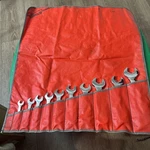 Mac Tools Usa 10PC Sae 7/16-1" Stubby Chrome Combination Wrench Set 12 Point. Fixed Price $199.00.