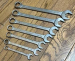 Mac Tools Usa 7/16" - 7/8" Wrench Set Sae Combo Box 12PT Open End Dr Lot. Fixed Price $154.00.