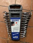 Expert 12PC Metric Flex-head Ratcheting Combination Wrench Set 12PT E111102. Fixed Price $225.00.
