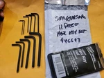 Sears/ Craftsman 11 Piece Hex Key Set 946693 Original Bag Great Shape. Fixed Price $14.00.