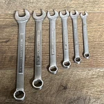 (6) Vintage Craftsman Sae 12 Point Combination Wrench Set Usa Made. Fixed Price $39.99.