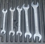 Craftsman 5PC Sae Open End Jumbo Wrench Set 1/8 5/8 -v- 44582 44586. Fixed Price $75.00.