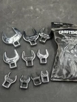 Vintage Sears Craftsman 4362 3/8" Drive Crow Foot Standard Wrench Set 10PC Nos. Fixed Price $69.99.