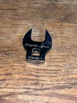 Snap-on Tools Usa 3/8" Drive 18MM Open End Crowfoot Socket Wrench FCOM18A. Fixed Price $24.99.