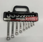 Craftsman 9 Piece Sae Standard Combination Wrench Set Usa Made. Fixed Price $39.00.