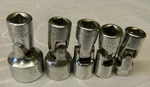 Snap-on 1/4" Drive 5PC Sae 6PT Shallow Universal Socket Set #106TMUSA. Fixed Price $125.00.