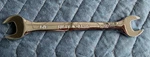 Husky Tools 34019 5/8'' 9/16'' Double Open End Wrench Sae Usa Made Lighly Used. Fixed Price $9.87.