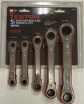 Tekton Metric Ratcheting Box-end Wrench Set 5PC 2210 5.5-19MM Double Ended. Fixed Price $24.99.