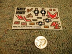 Revell Monogram Decals Stickers Snap-tite 1/100 F-14A Tomcat L41. Fixed Price $6.00.