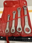 New 4 Piece Kastar Ratcheting Box End Wrenches, 3/8" - 7/8" By 1/16". Fixed Price $40.00.
