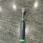 Snap THL72 1/4" Drive Dual 80 Long Comfort Grip Fixed Head Ratchet Green. Fixed Price $139.95.