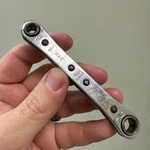 Vtg Mac RBW-5 Ratcheting Box End Wrench 1/4" 5/16". Fixed Price $14.95.