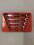 Snap-on Tools 5 Pc 6-POINT Sae Flank Drive Double End Flare Nut Line Wrench Set. Fixed Price $175.00.