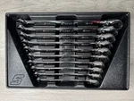 Snap-on SRXRM710 10PC Metric Ratcheting Wrench Set 10-19MM (A1D031042). Fixed Price $409.00.