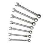 TY25249 - John Deere Sae Combination Ratcheting Wrench Set (7 Pieces). Fixed Price $141.09.