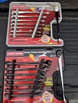 Sears Craftsman Nos 16PC Sae Metric Crossforce Wrench Sets 46521 46520. Fixed Price $699.69.
