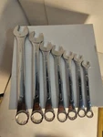 Vintage S-k 7 Piece Metric Combo Wrench Set # 1809 10,11,13,14,15,18,19 Mm. Euc. Fixed Price $55.00.