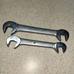 Vintage Williams Superrench 2028S & 2027C Open End Angle Obstruction Wrenchs. Fixed Price $15.00.