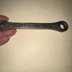 Powr Kraft 84-4738 Ratcheting 6PT. Box End Wrench 3/8 7/16 Montgomery Usa Big. Fixed Price $12.95.