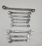 Vtg Lot Of 9 Trw Sae 12 Point Combination And Open Ended Box Wrenchs Forged Usa. Fixed Price $14.99.