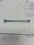 Snap-on Tools OEX-100 5/16" 12 Point Sae Short Combination Wrench Date Code 1958. Fixed Price $11.00.