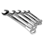 5-PIECE 8 To 17 Mm 12-POINT Angled Head Full Polished Combination Wrench Set. Fixed Price $10.79.