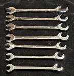 Mac Tools Usa 7PC Da Series Sae 4-WAY Angle Head Open End Wrench Set 3/8" 3/4". Fixed Price $229.99.