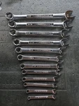 Vintage Craftsman Va Usa 12PC Sae 6 Point Combination Wrench Set 7/8" - 1/4". Fixed Price $160.00.