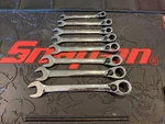 Blue Point BOER708 Pc Sae Ratcheting 12 Pt Combination Wrench Set. Fixed Price $185.00.