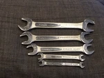 Easco Open End Drop Forged Wrench Set Of 5 61127 61122 61120 61112 61110. Fixed Price $25.00.