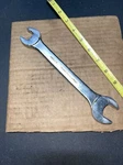 Duro / Indestro Usa 41922A X Metric Open End Wrench Vintage 19MM. Fixed Price $13.11.