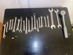 Wrench & Socket Lot 20 3/8 , Sk Mac Proto Jh Williams Vintage Usa. Fixed Price $39.99.