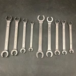 Nine Different Craftsman Flare Nut Line Wrenches Sae/metric Great Condition Usa. Fixed Price $99.99.
