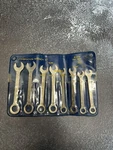 Vintage Wards Combination Wrench Set #M-8B, 8-PIECE Pouch Usa Made. Fixed Price $20.80.