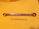 Snap-on Usa GXV-3436 Box End Wrench Snapon Tool 1-1/16" 1-1/8" 15-1/4" Long. Fixed Price $39.00.