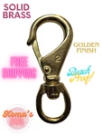 3/4" Solid Brass Swivel Snap Hook With Eye Corrosion Resistant Wide Mouth. Fixed Price $11.99.