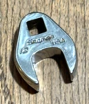 Snap On Tools 12MM Metric 1/4" Drive Crowfoot Socket Open End Wrench Usa. Fixed Price $35.00.