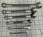 Craftsman 6PC 12PT Combination Wrench Lot, 1/4, 11/32, 3/8, 9/16, 5/8, 3/4 D-ac. Fixed Price $20.00.