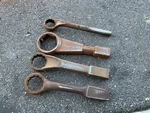 Lot 4 Heavy Duty Offset Wrenches Striking Snap-on Armstrong Bluepoint. Fixed Price $149.99.